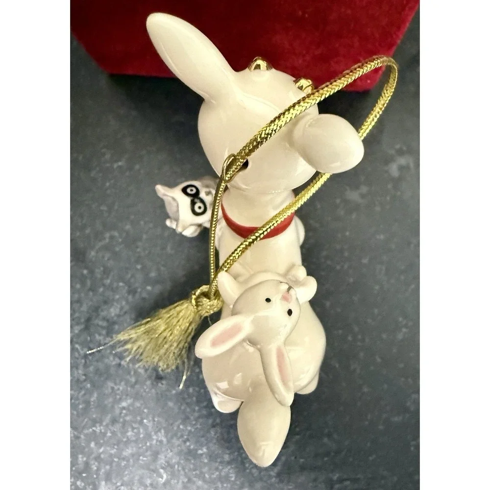 LENOX RUDOLPH'S FURRY FRIENDS MISFIT RIDE - Disney Ornament - 2019 -- Rare